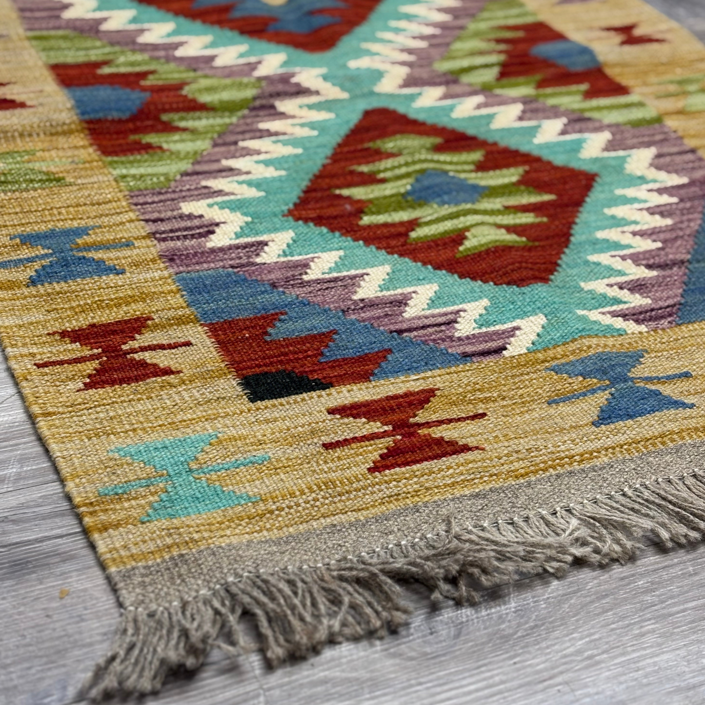 Small Mustard Rug