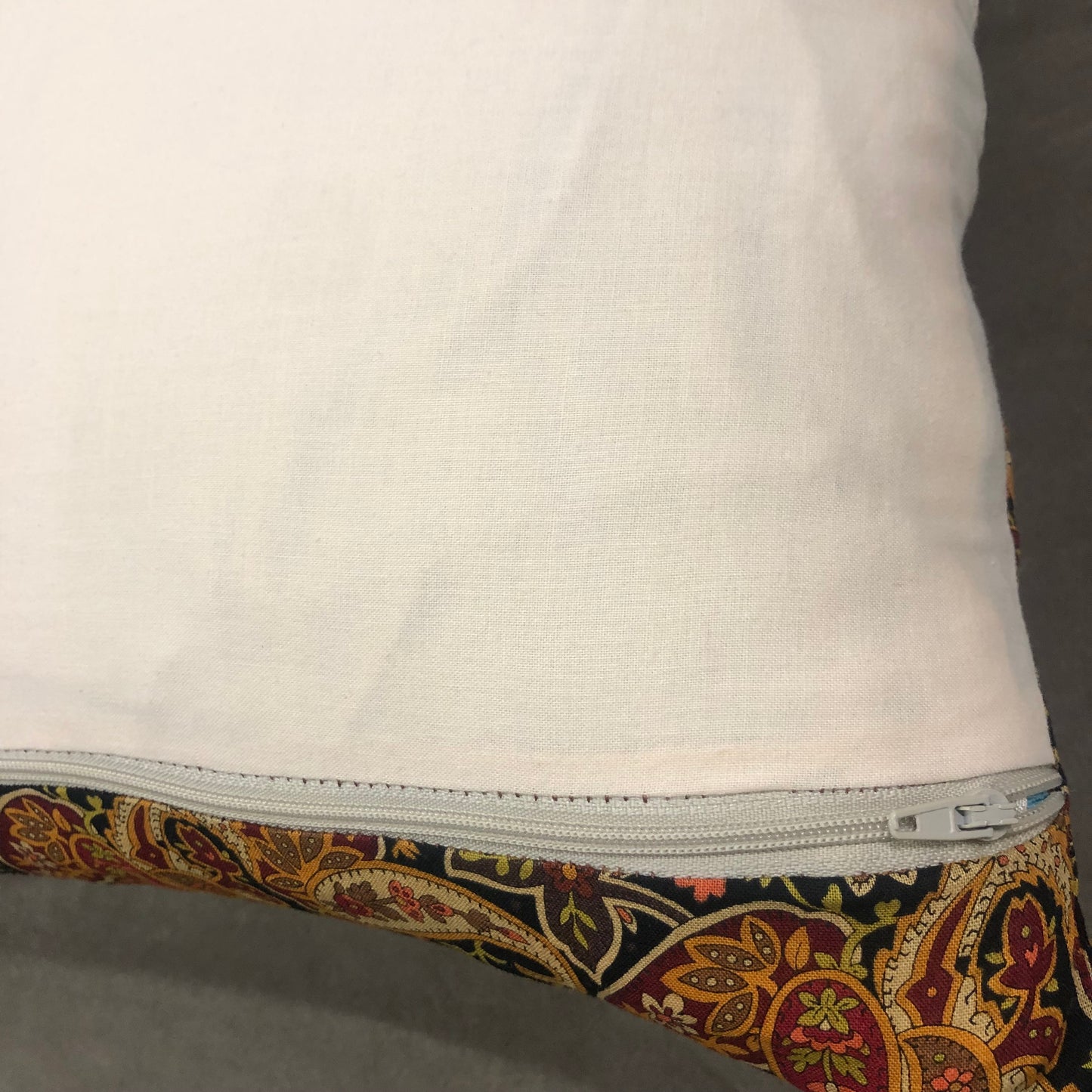 Warm Paisley Stripes Set of 2
