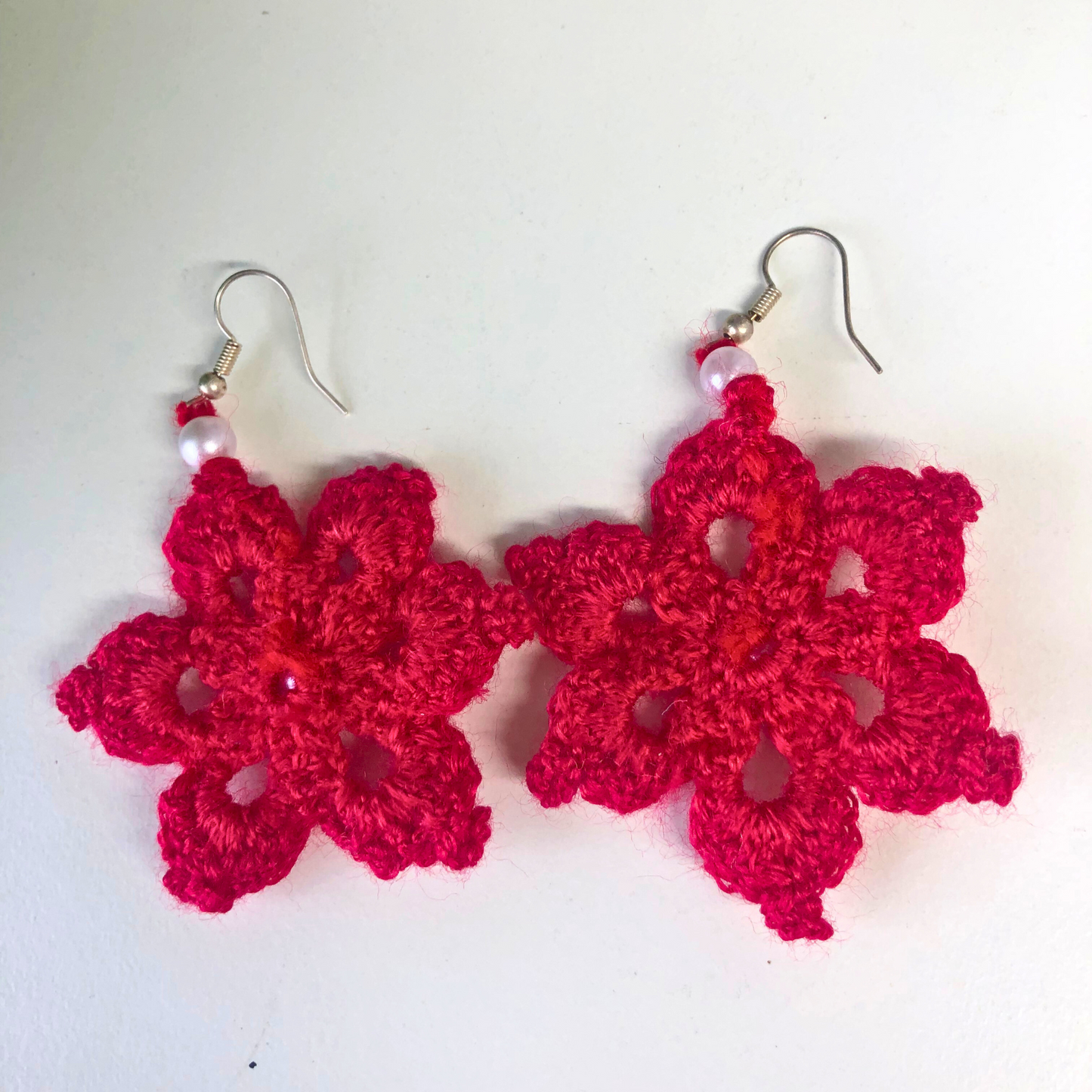 Royal Poinsettia Earrings