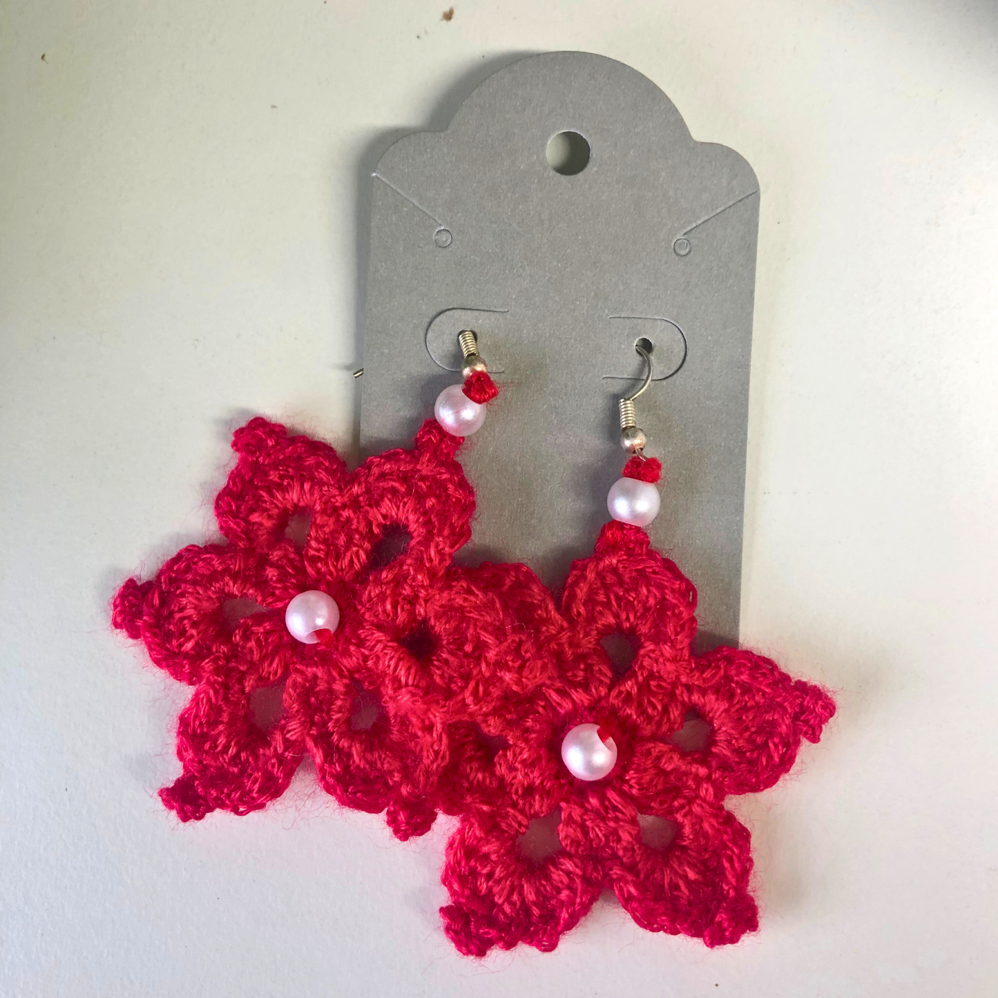 Royal Poinsettia Earrings