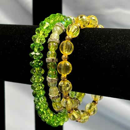 Green Spring Bracelet Set