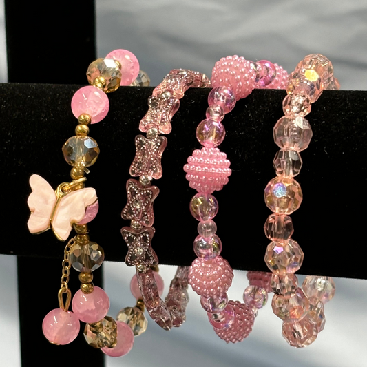 Pretty in Pink Bracelet Set