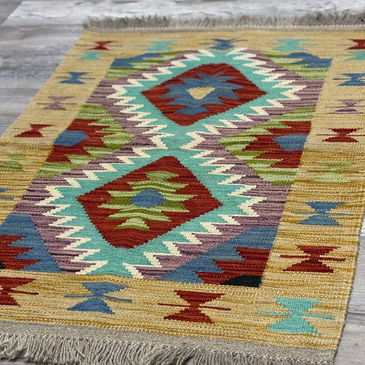 Small Mustard Rug