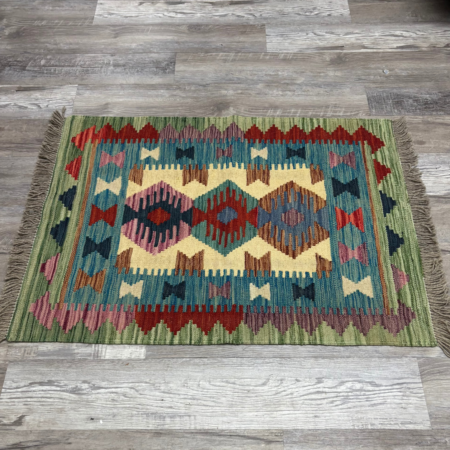 Small Green Rug