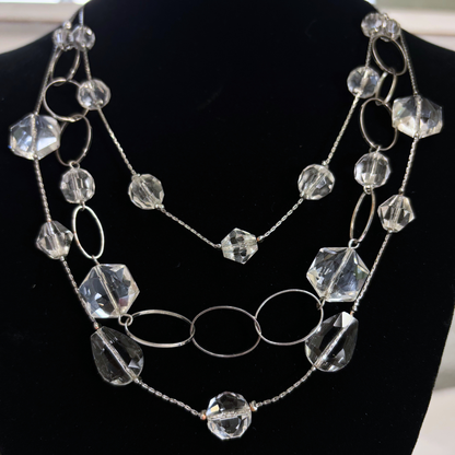 Crystal Cascade Necklace