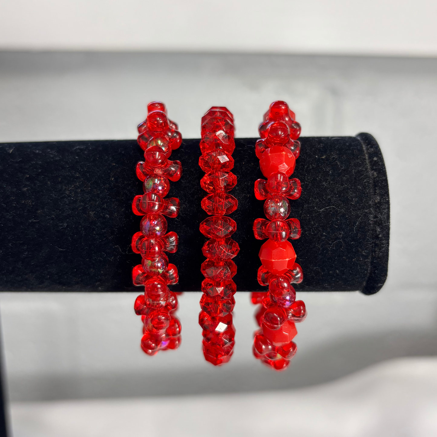 Ruby Bracelet Trio