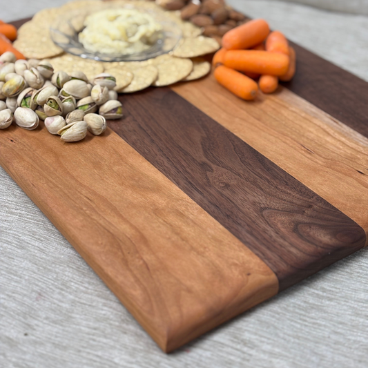 Alternating Stripes Cutting Board