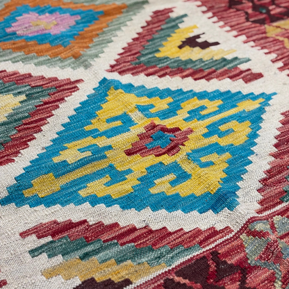 Large Red Afghan Rug