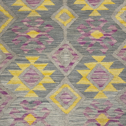 Yellow/Purple Star Large Rug