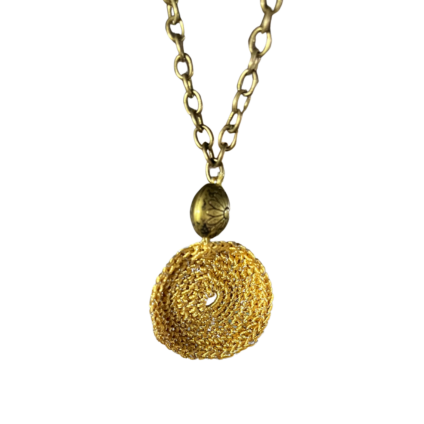 Golden Swirl Necklace