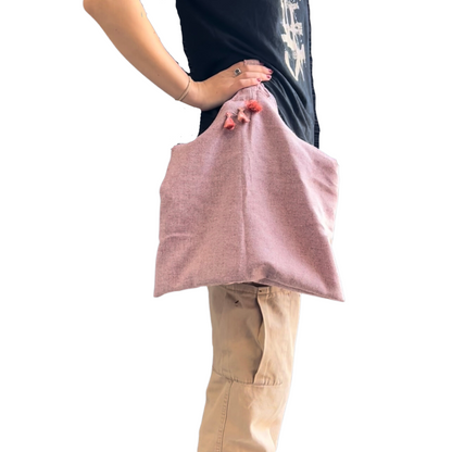 Pink Tassel Bag