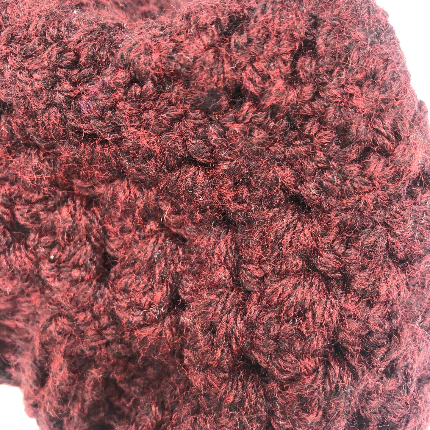 Burgundy Knitted Winter Hat