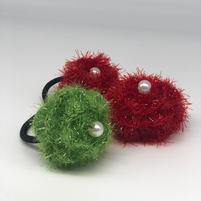 Red & Green Hairties 3-Pack